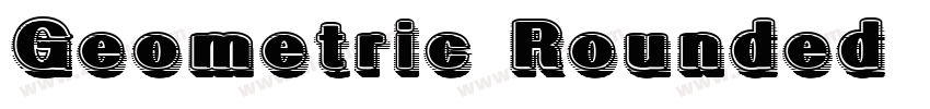 Geometric Rounded字体转换